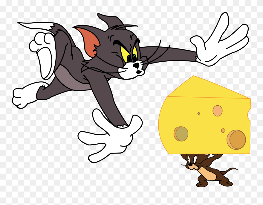 Tom And Jerry Tom Cat Cartoon Animated Series - Tom And Jerry Illustration Clipart