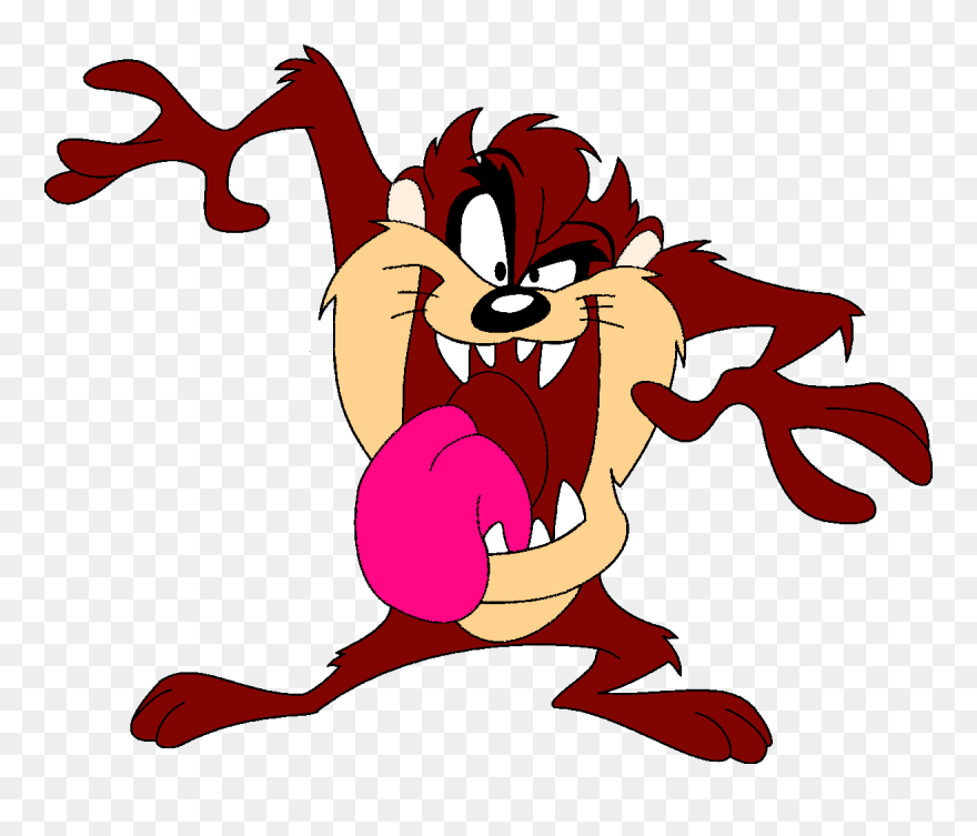 Free Cartoon Characters, Download Free Clip Art, Free - Looney Tunes Demonio De Tasmania - Png Download