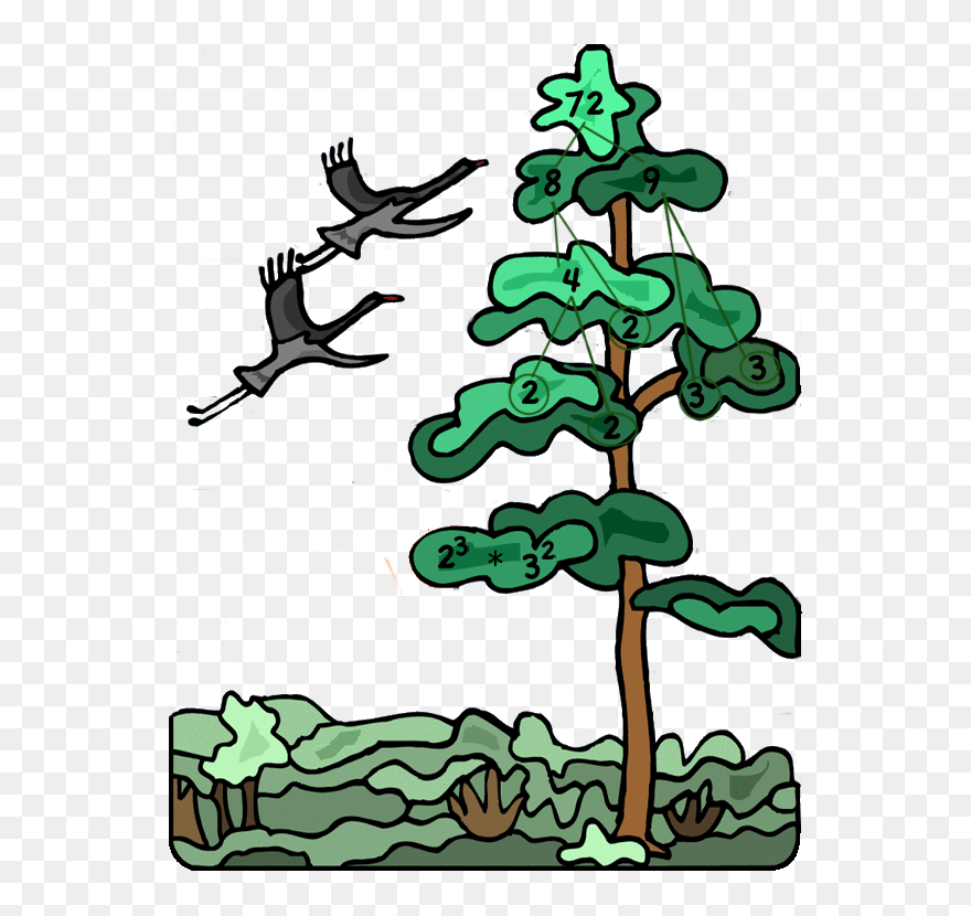 Prime Factorization Of - Christmas Tree Clipart