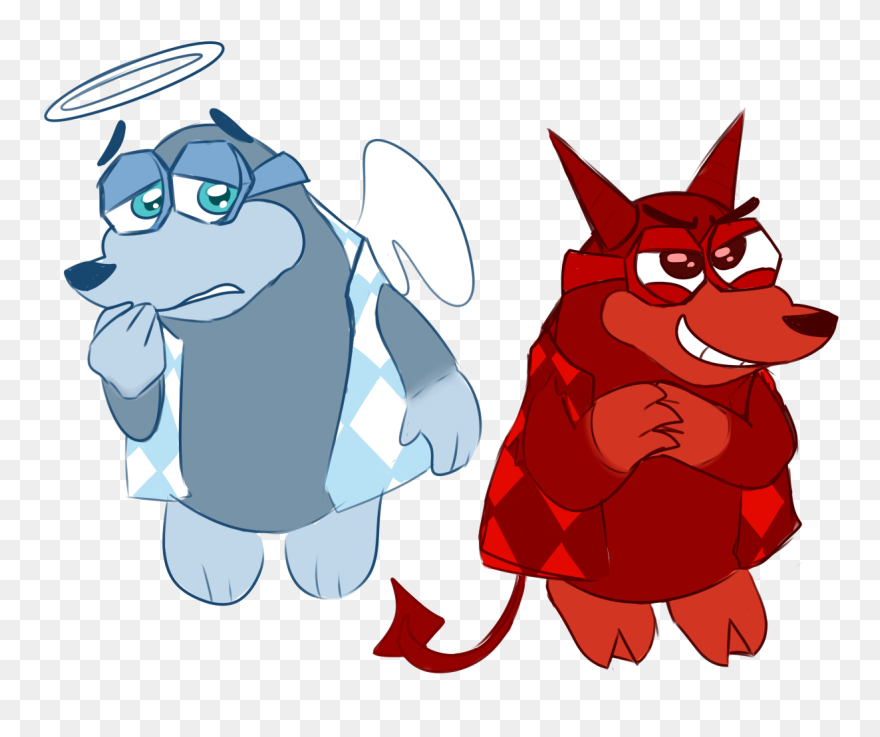 Transparent Mole Animal Clipart - Angel And Devil Bottles Banjo Kazooie - Png Download