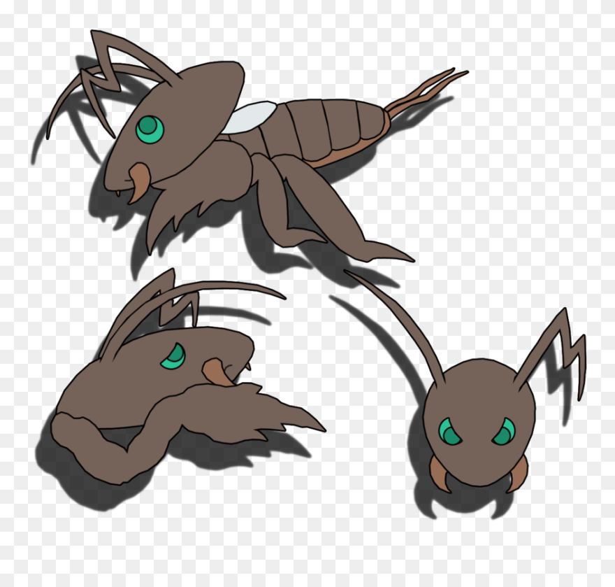 Cricket Clipart Brown Cricket Insect - Mole Cricket Cartoon - Png Download