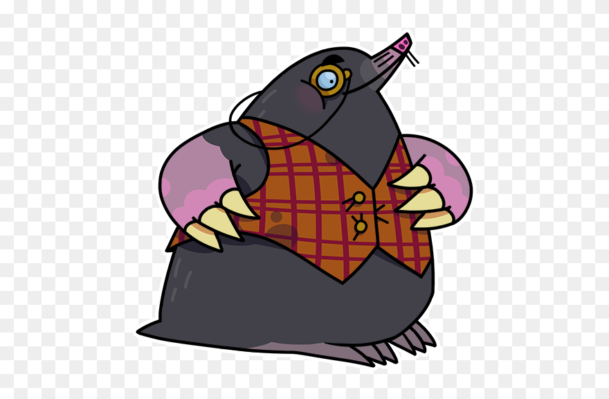 Gentle Mole Messages Sticker-5 - Illustration Clipart