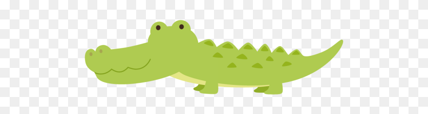Crocodile Clipart Cocodrilo - Baby Alligator Free Clipart - Png Download