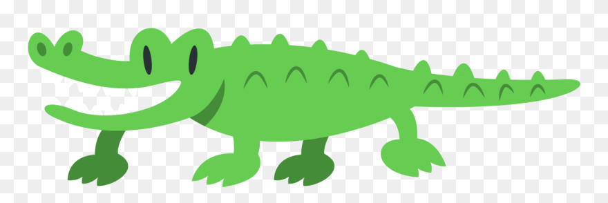 Clipart Black And White Stock Crocodiles Cartoon Animal - Crocodies Cartoon - Png Download