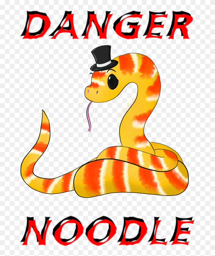Noodle Clipart Illustration, Noodle Illustration Transparent - Danger Noodle - Png Download