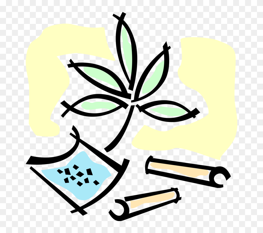 Transparent Weed Vector Png - Narcotic Clip Art
