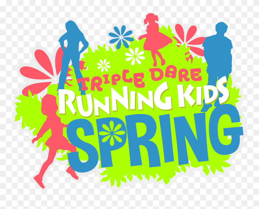 Tdr Kids Race Spring - Graphic Design Clipart