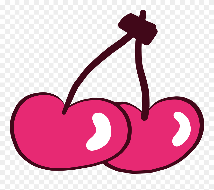 Doodle Heart Clipart Svg Transparent Library Clipart - Cherry - Png Download