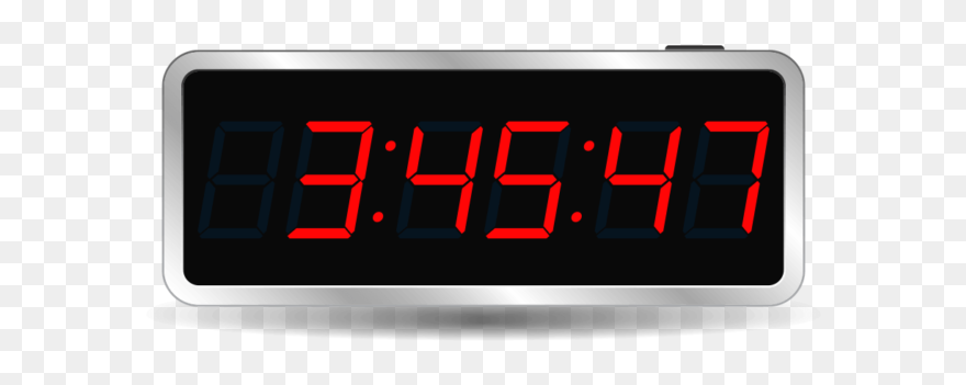 Digital Clock Png Image Free Download Searchpng - Led Display Clipart