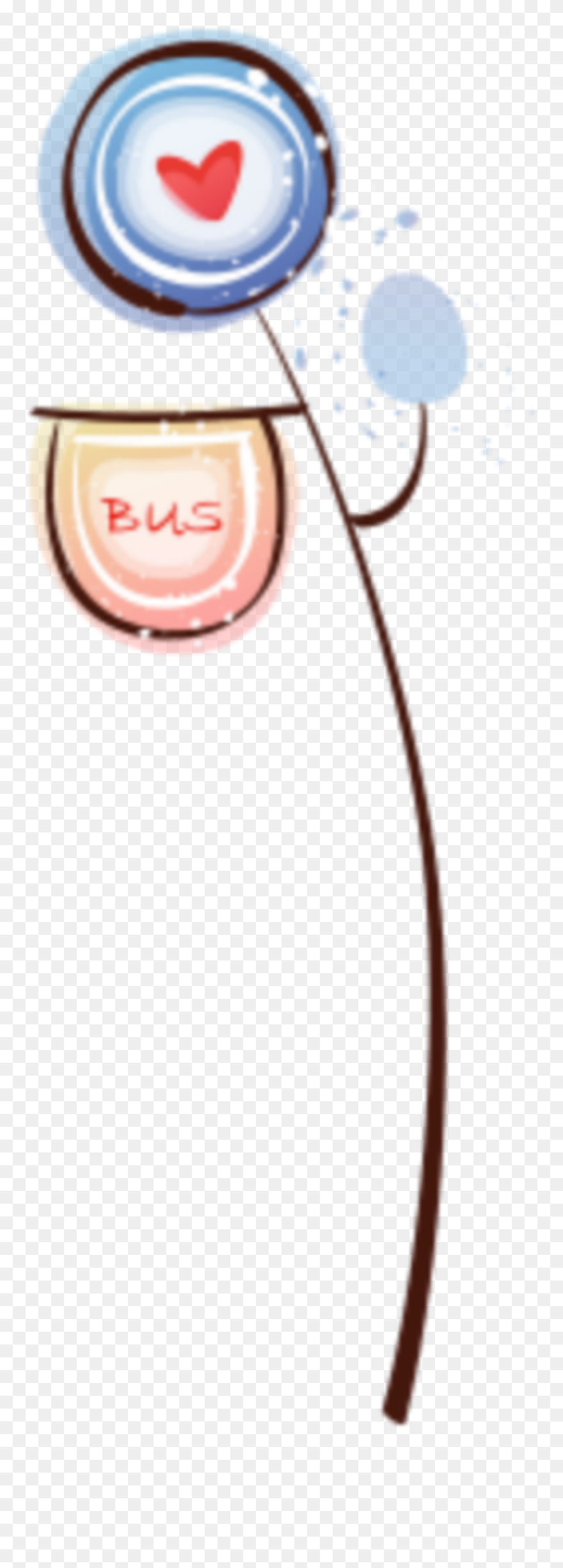 #ftestickers #clipart #cartoon #streetlight #cute - Illustration - Png Download