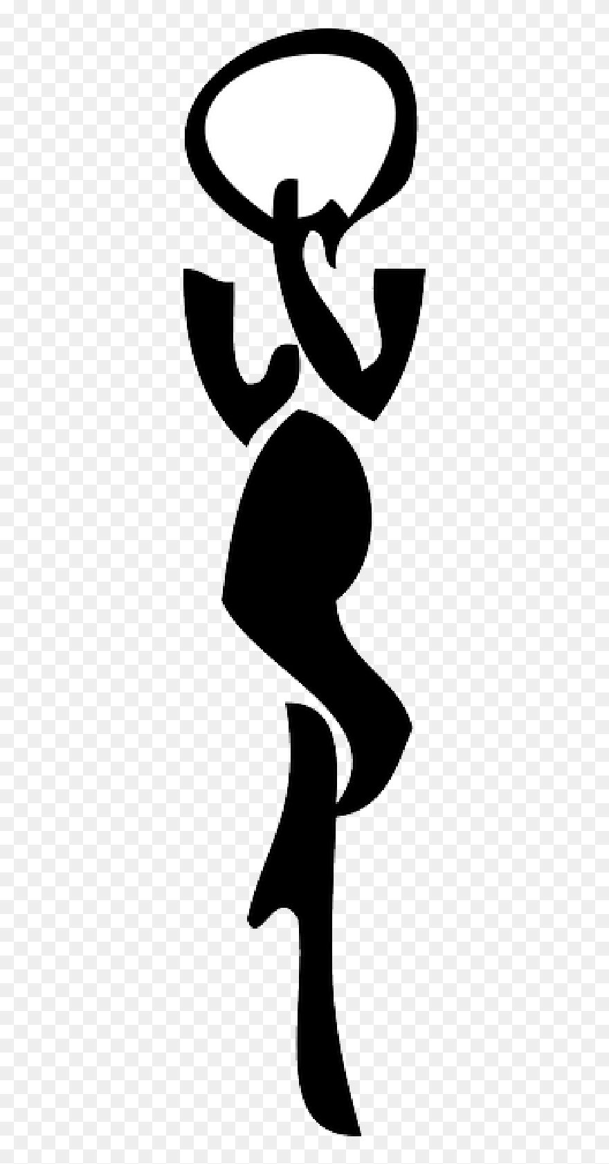 Yoga, Woman, Girl, Silhouette - Yoga Clip Art - Png Download
