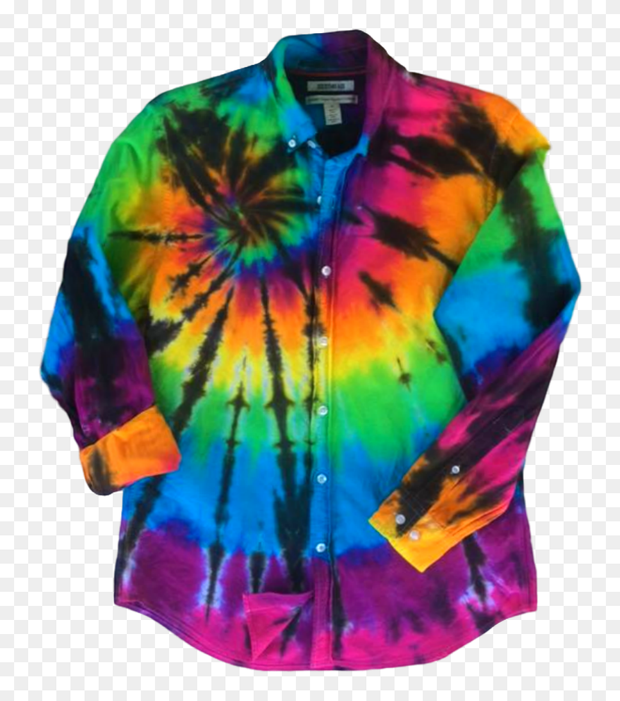 Rainbow Tie Dye Dress - Blouse Clipart