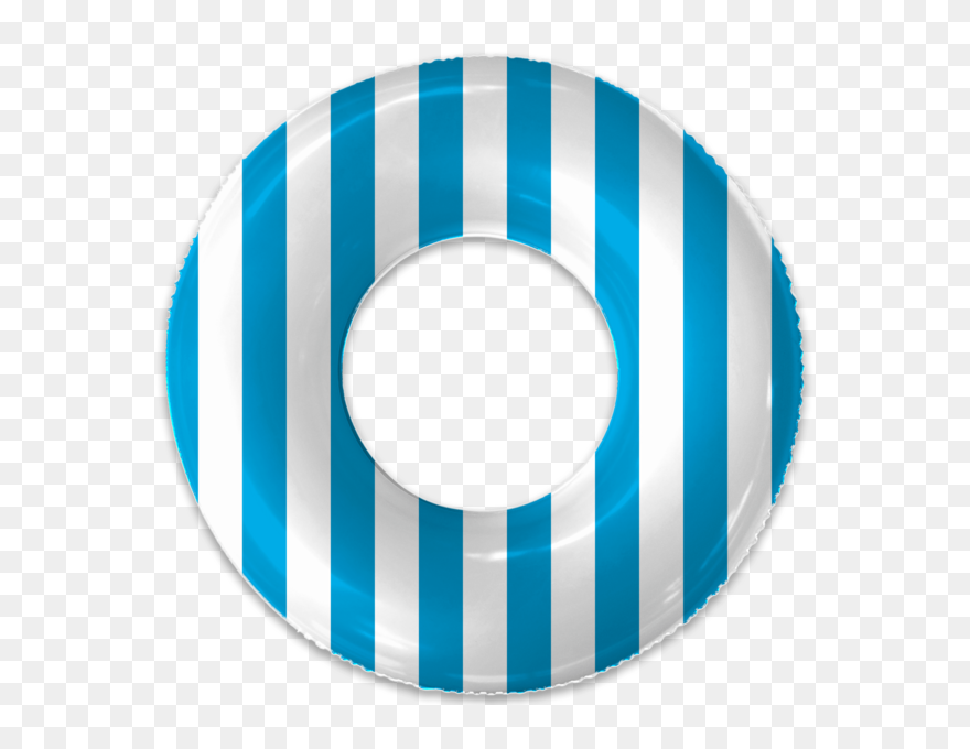 Red And White Striped Floatie Clipart