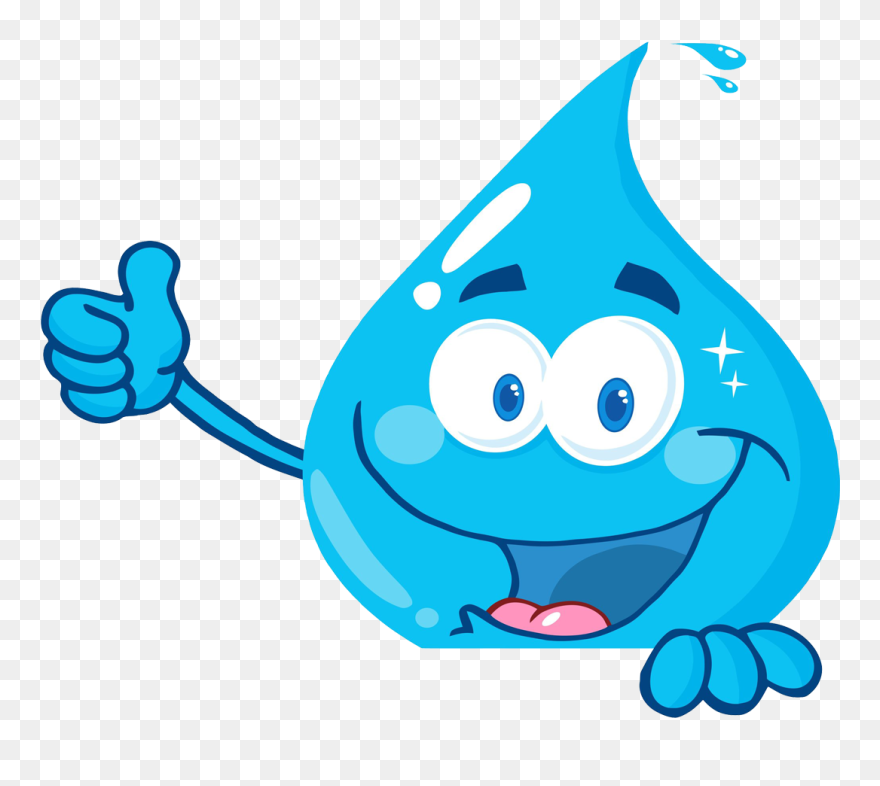 Water Cycle Clipart Svg Library Download Oklahoma 4h20 - Water Drops Clipart Cartoon - Png Download