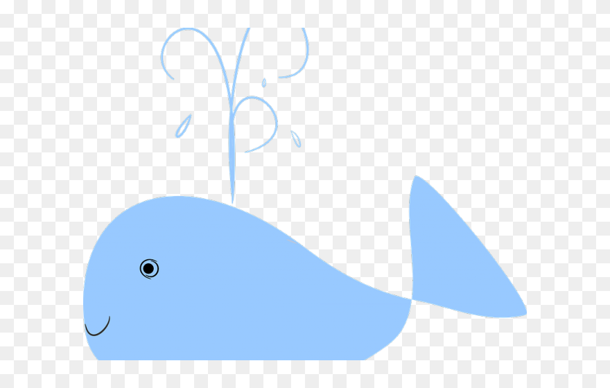 Transparent Water Fountain Clipart - Whales Cartoon Png