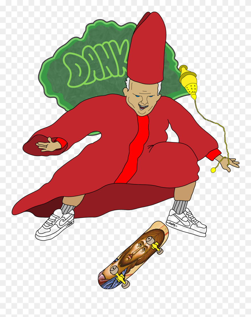 Transparent Pope Clipart - Dope Cartoon - Png Download