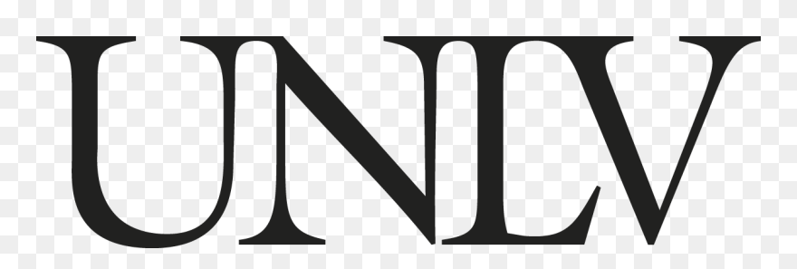 Downloads University Identity Of - Unlv Logo Black And White Clipart