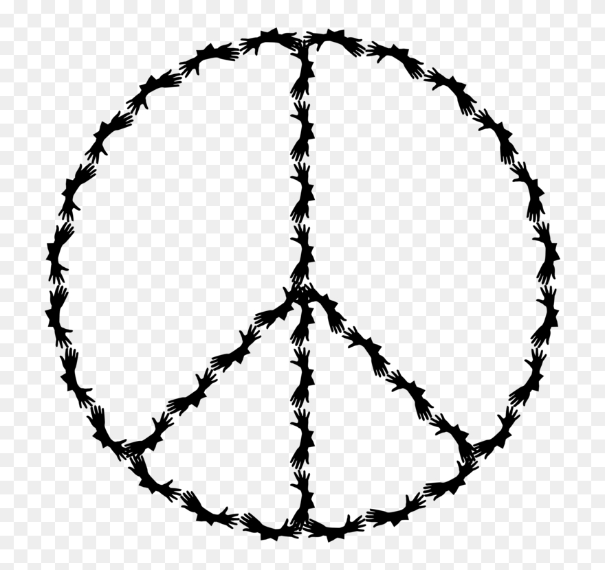 Line,symbol,circle - Helping Hands Svg Circle Clipart