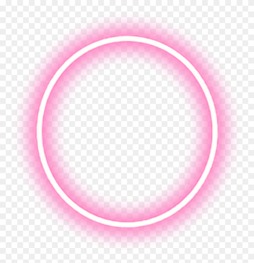 Transparent Neon Circle Transparent & Png Clipart Free - Red Circle Neon Png