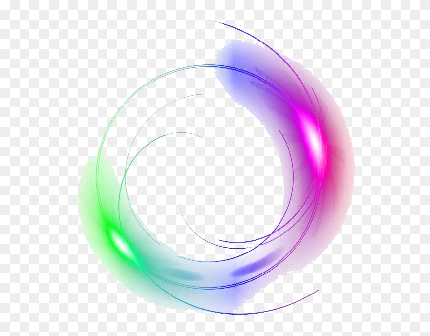 Glowing Circle Png Transparent Image - Png Circle Light Effect Clipart