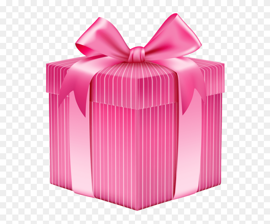 Gift Box Pink Png Clipart