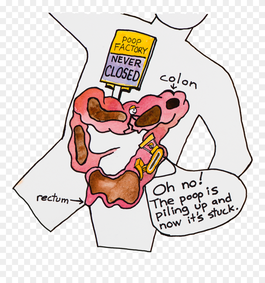 Teen Constipation Clipart