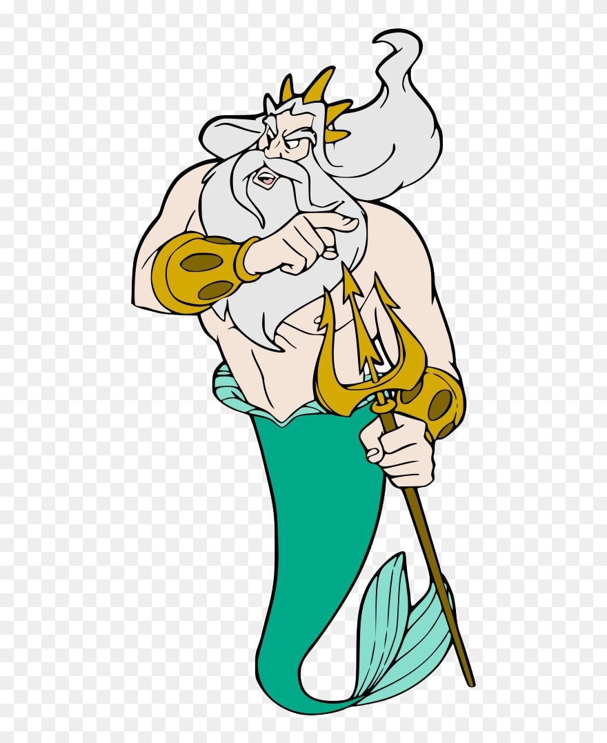 King Triton Png File - King Triton Clipart