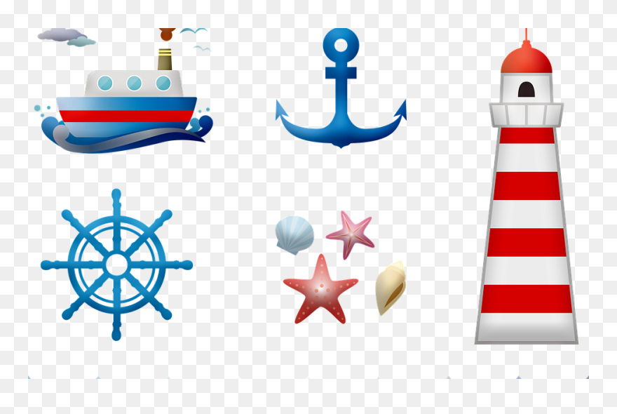 Nautical Theme Party Decorating And Hosting Ideas Color - Clip Art Nautical - Png Download
