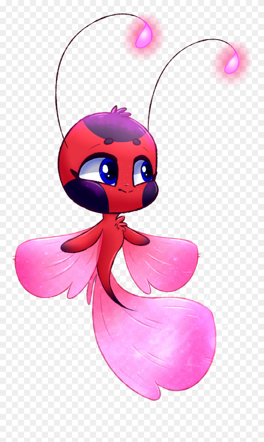 Drawing Ladybug Tiki Transparent Png Clipart Free Download - Drawing Ladybug And Cat Noir