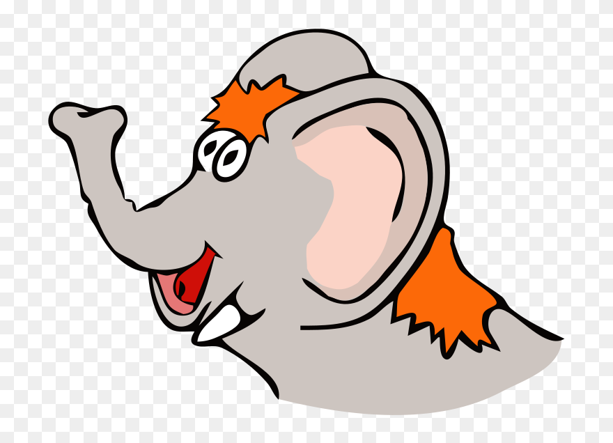 Drawn Elefant - Clip Art - Png Download