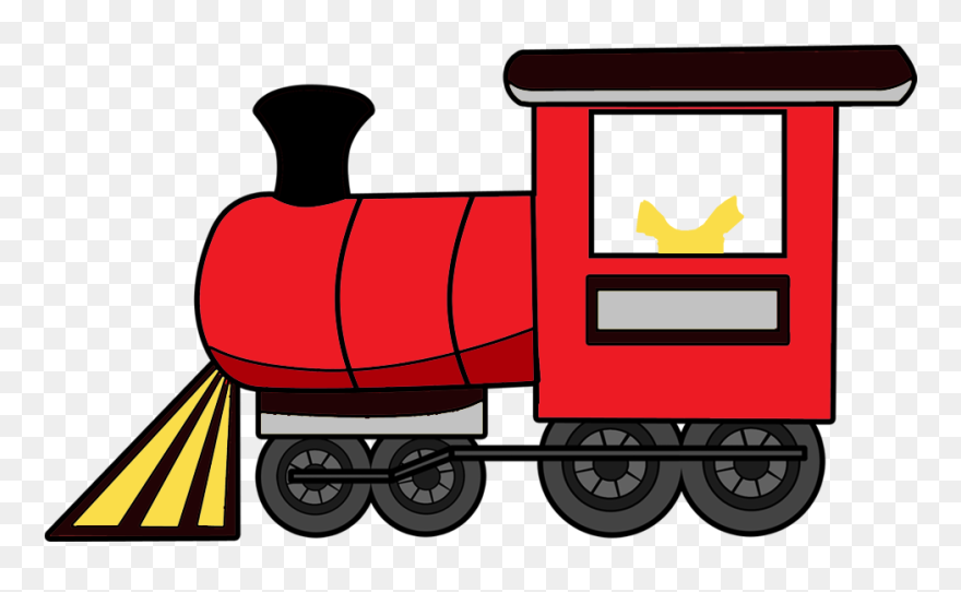 Girl On Train Cartoon Clipart