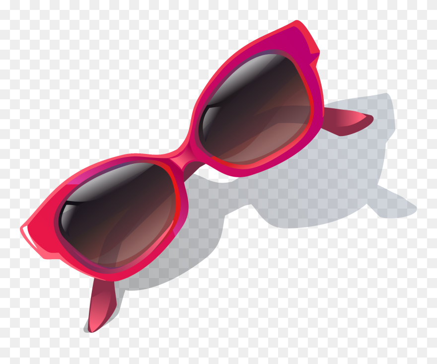 Transparent Pink Sunglasses Png - Sunglasses Clipart