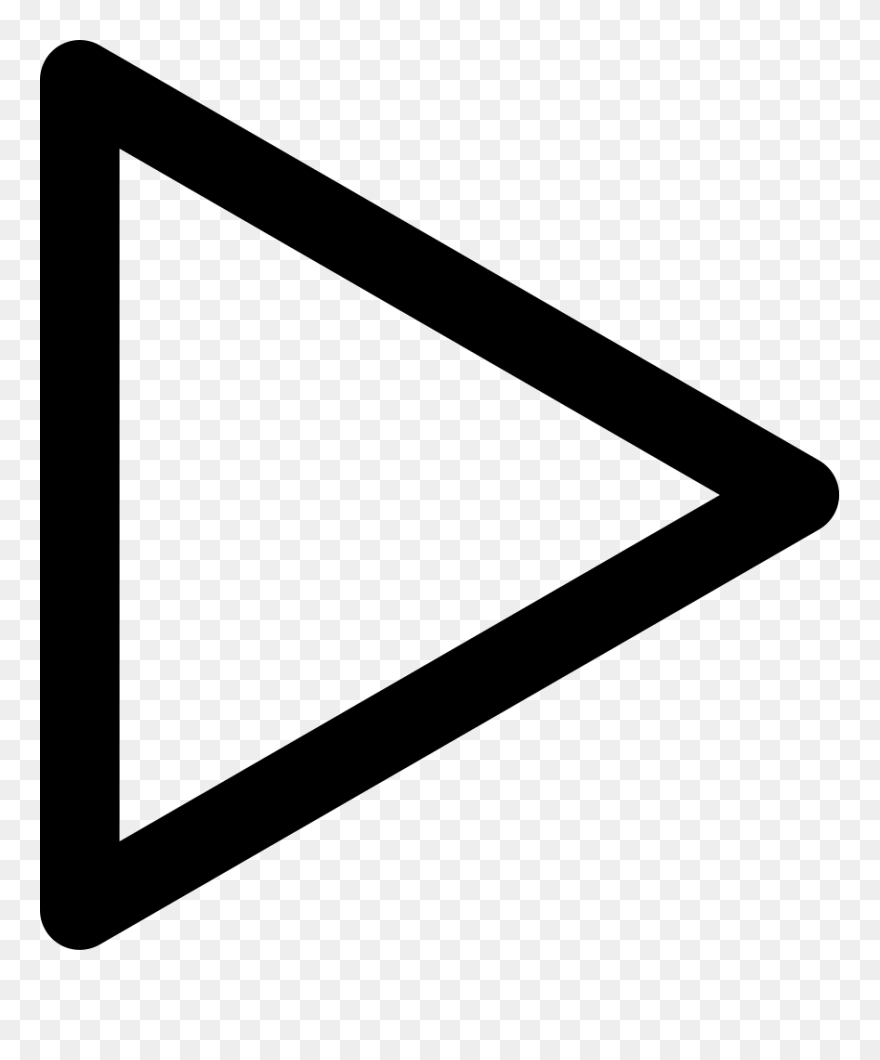 Right Arrow Play Button Comments - Play Button Arrow Png Clipart