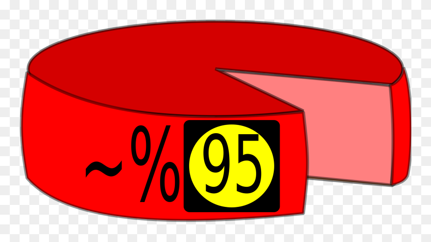 File Percent Svg Wikimedia - 95 Percent Png Clipart