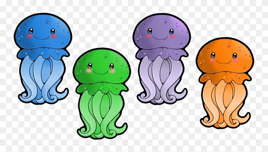 Clipart Jellyfish - Jellyfish Clipart Free - Png Download