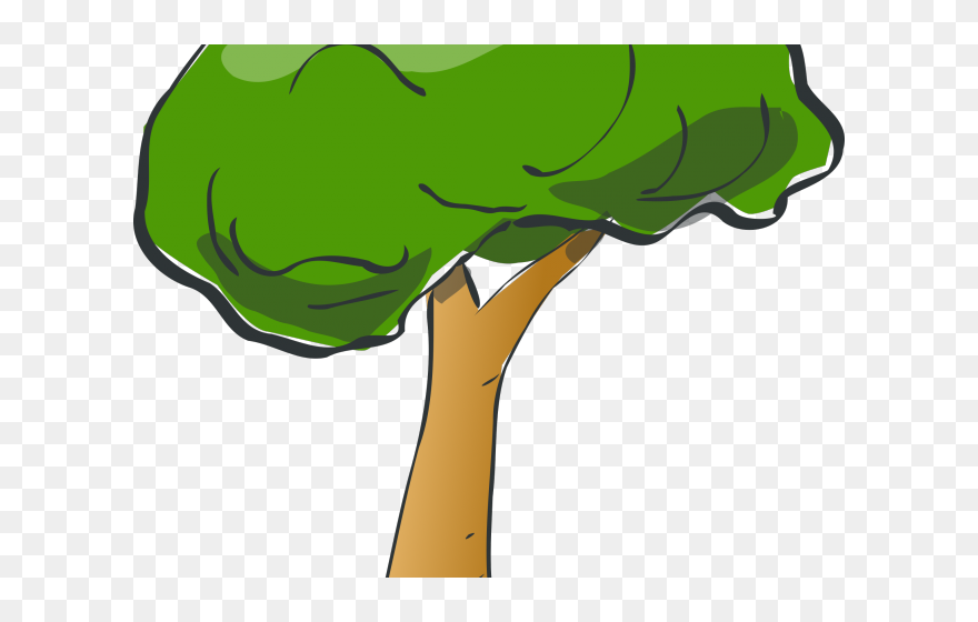 Cartoon Tree Transparent Background Clipart