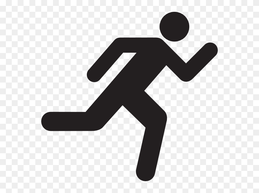 Man Clipart Runner - Man Running Clipart - Png Download