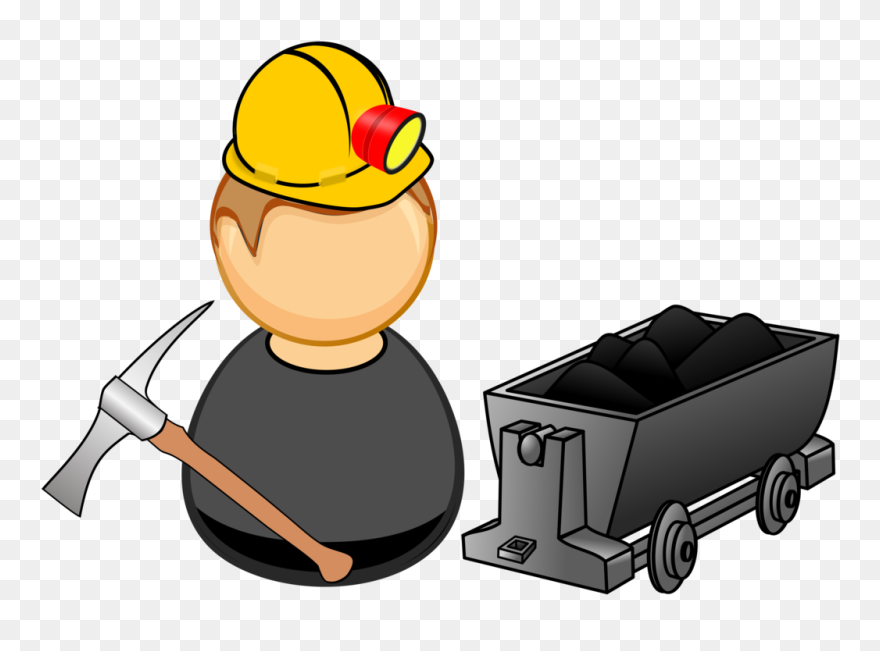 Human Behavior,bird,headgear - Happy Birthday To A Coal Miner Clipart