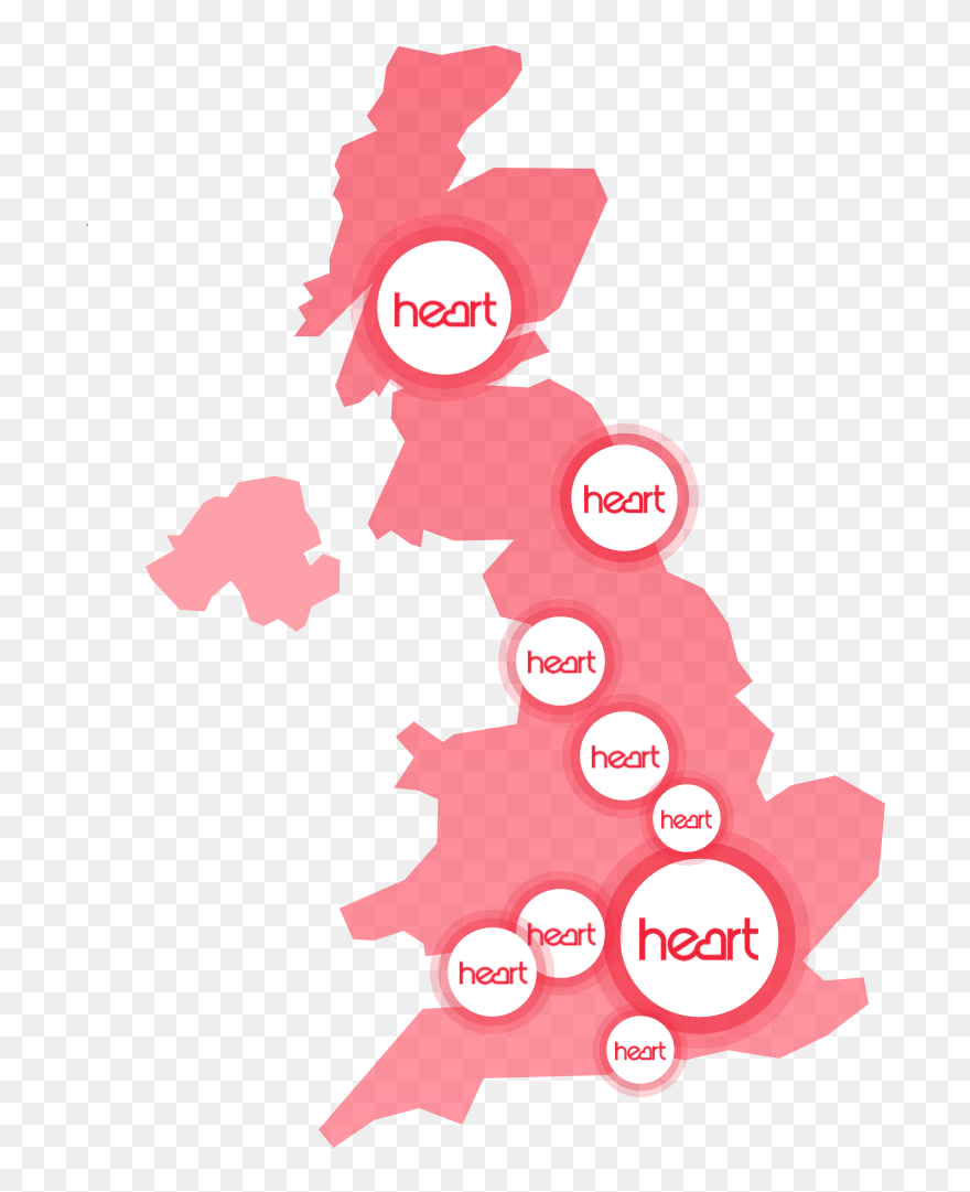 Transparent Conversation Heart Clip Art - United Kingdom Map Simple - Png Download