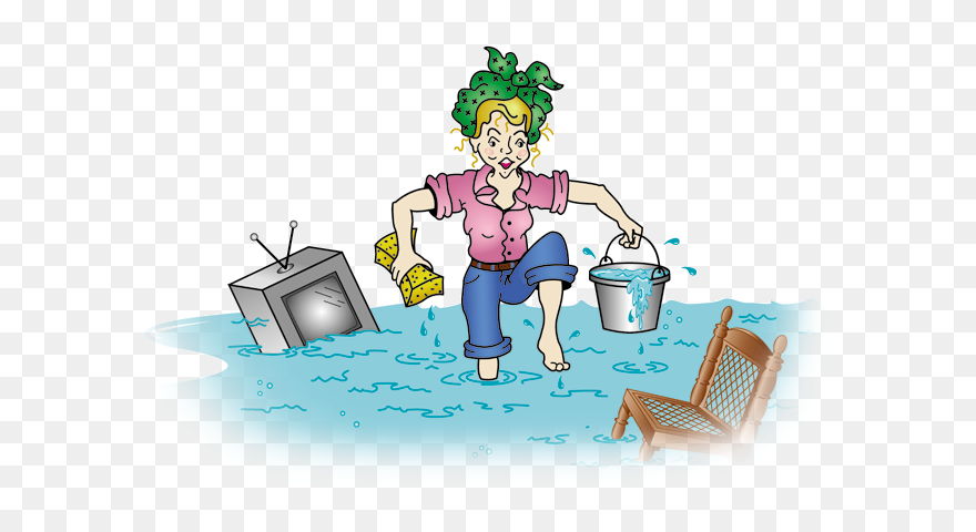 Water Damage Cartoon Clipart