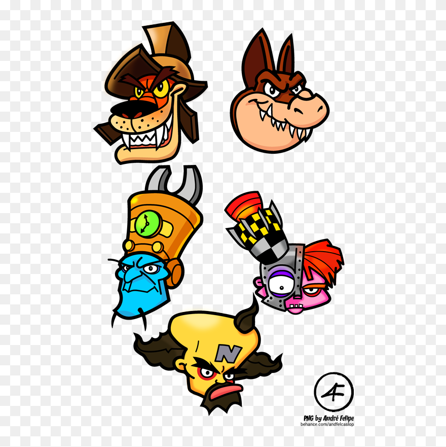 Tiny Crash Bandicoot Villains magicalreturn