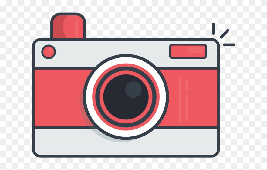 Area,digital Camera,cameras Optics - Transparent Background Cute Camera Clipart - Png Download