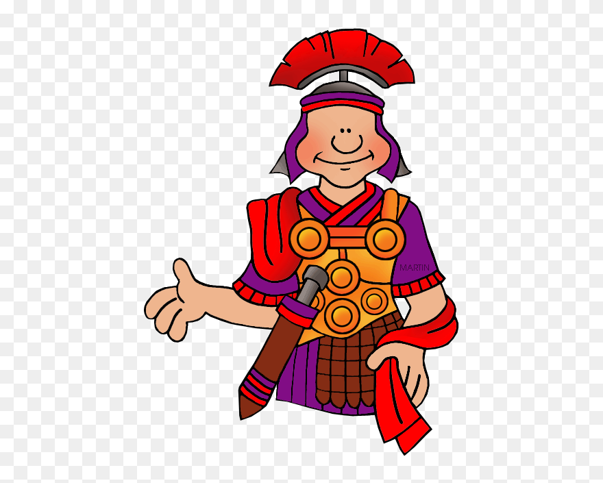 Roman Warriors Clipart Romulus - Roman Soldier Clip Art - Png Download