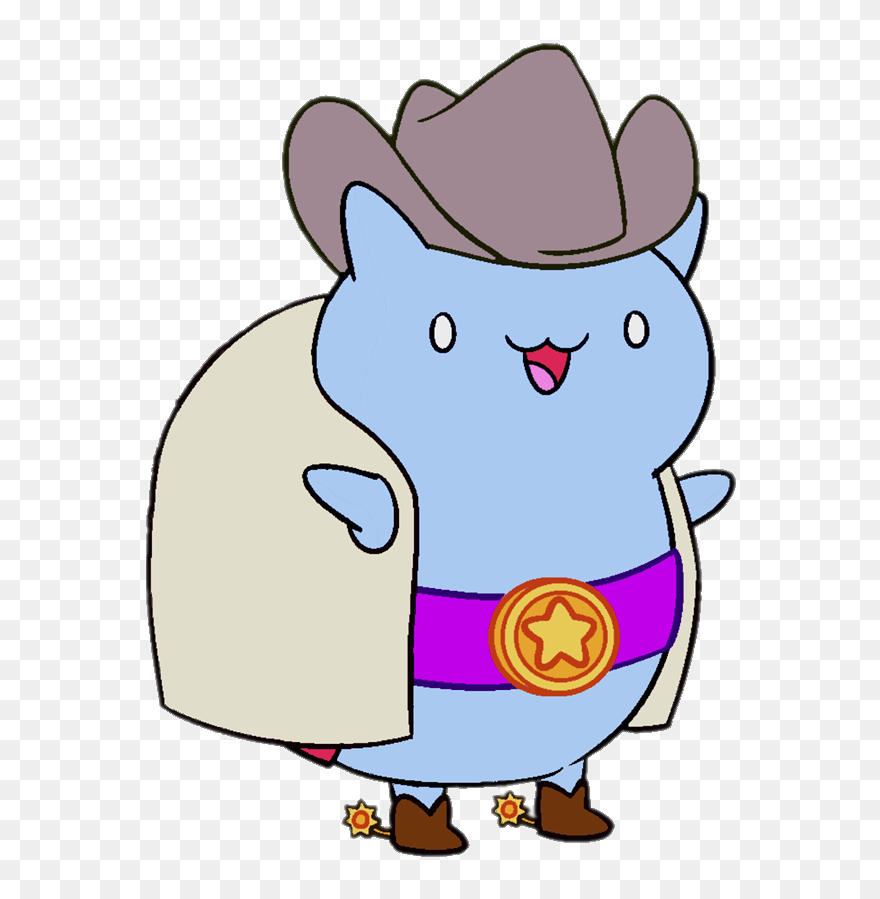 Bravest Warriors Catbug In Cowboy Outfit - Cartoon Clipart
