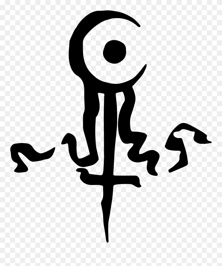 Ancient Symbols For Darkness Clipart