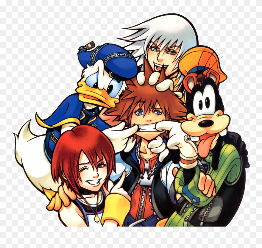 Kingdom Hearts 1 Artwork Clipart