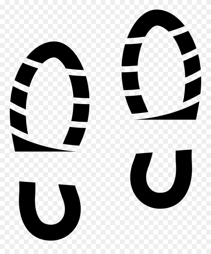 Shoe Footprint Footwear Adidas Sneakers - Shoe Prints Png Clipart