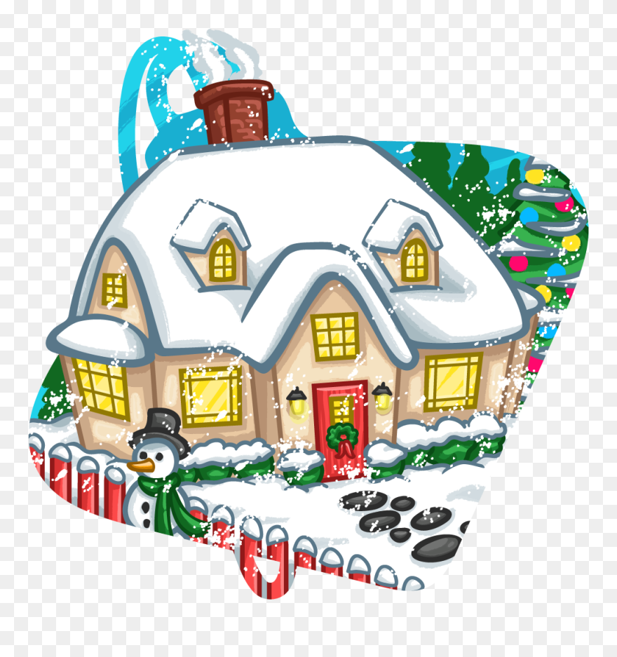 Santa's House Png Transparent Clipart