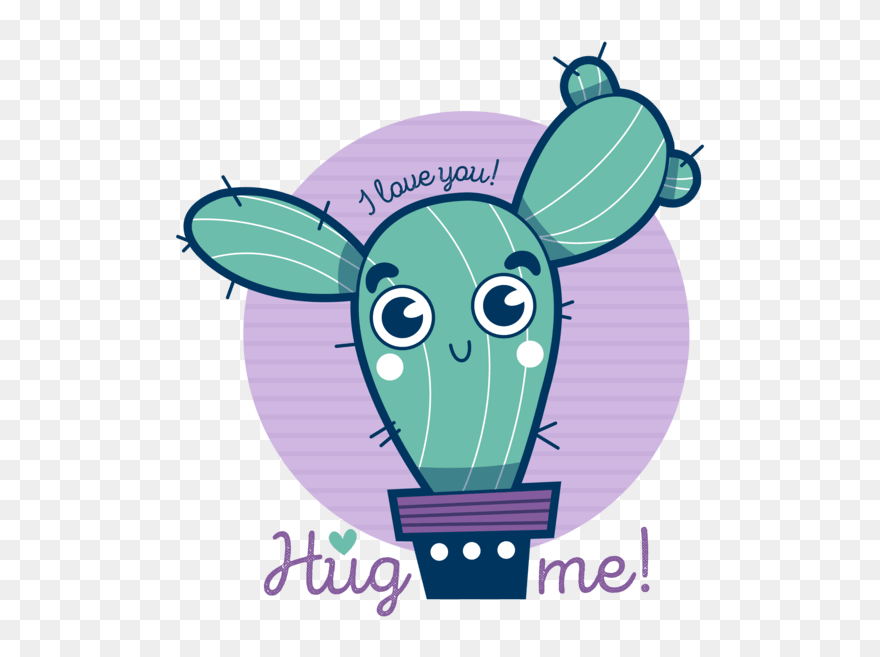 Hug Me I Love You - Cartoon Clipart