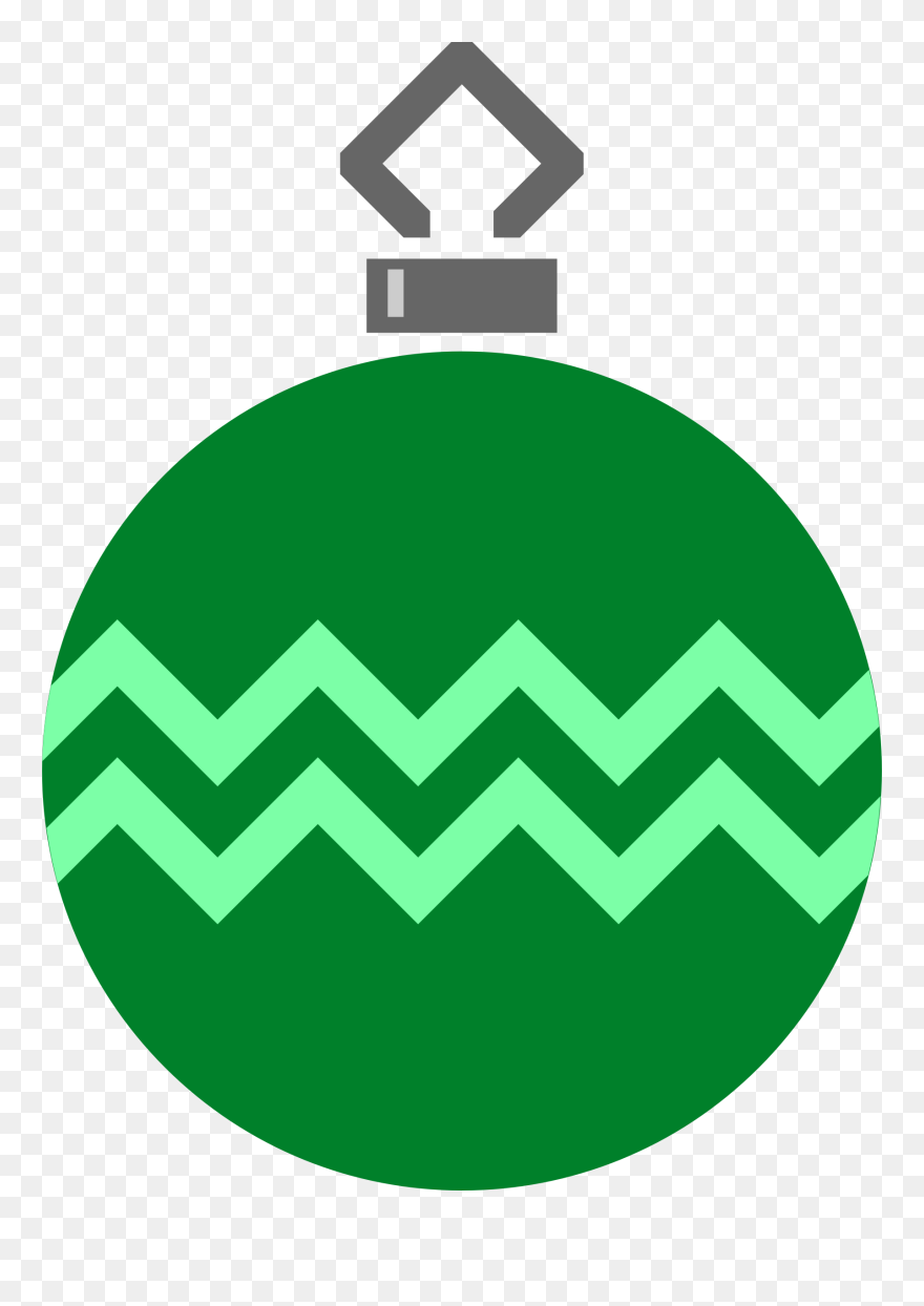 Ornaments Clipart Turquoise - Silhouette Bauble - Png Download